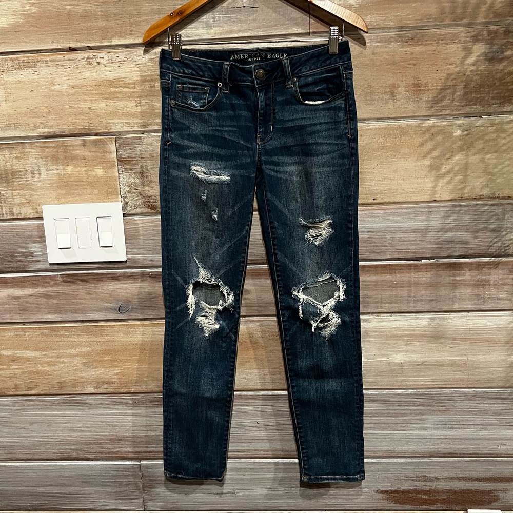 American Eagle Super Stretch X Skinny Jeans Size 4 Short